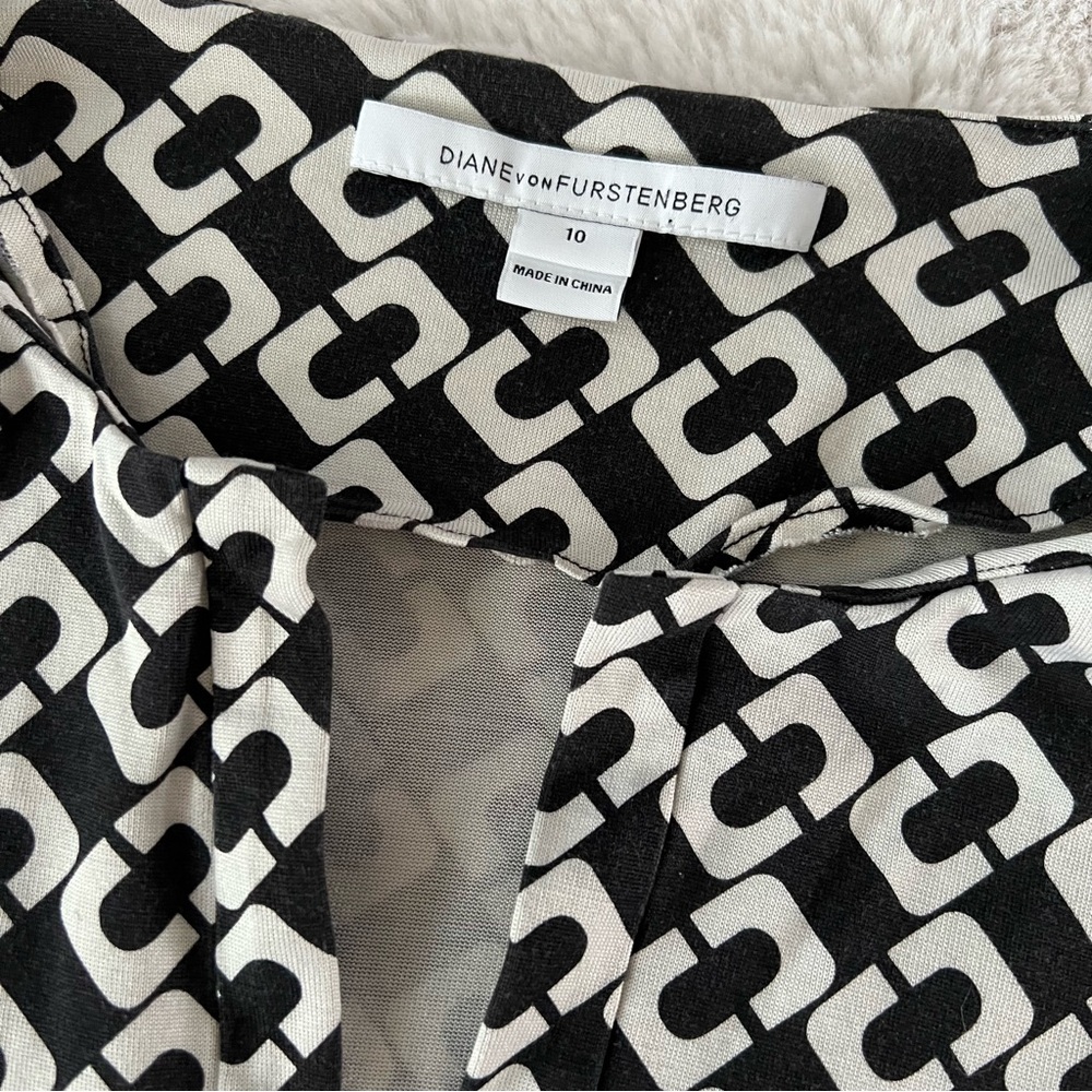 DVF 100% Silk Jersey Reina dress - Picture 7 of 10